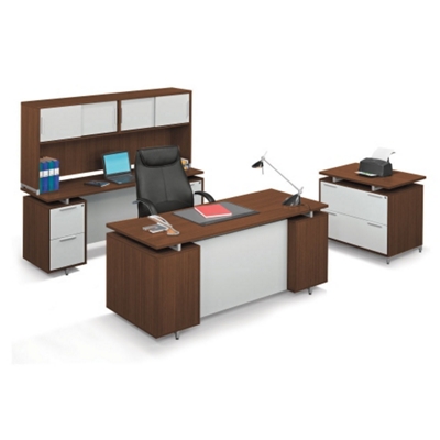 Align Executive Office Set by NBF Signature Series Espresso/Gray