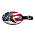 God Bless America Leather Luggage Tag