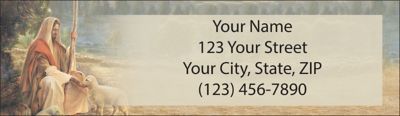 Jesus, Light of the World Return Address Label