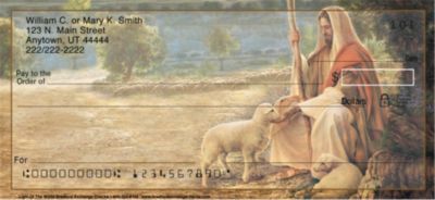 Jesus, Light of the World Inspirational Christian Personal Checks