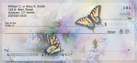 Lena Liu's Enchanted Wings Butterfly Personal Checks