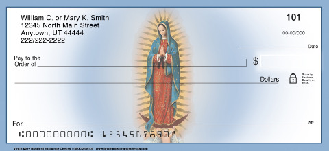 The Virgin Mary Religious Christian Personal Checks