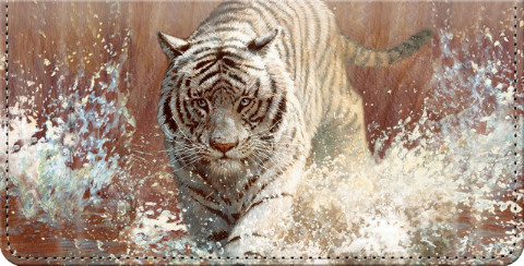 Loving Tigers Checkbook cover