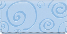 Free Spirits Leather Checkbook Cover