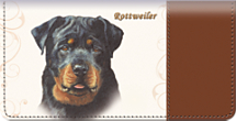 Rottweiler Checkbook Cover