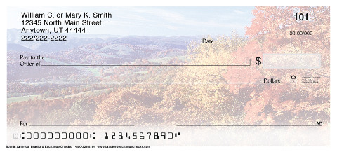 Scenic  America Unique Personal Checks