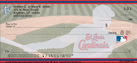 (R)St. Louis Cardinals(R) Major League Baseball(R) Personal Checks