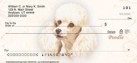 Poodle Personal Checks