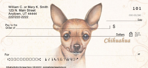 Chihuahua Art Checks