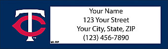 Minnesota Twins™ MLB® Return Address Label