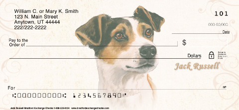 Jack Russell Personal Checks