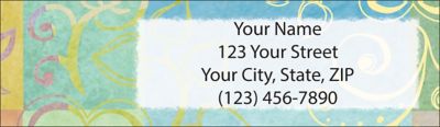 Challis & Roos Island Cool Return Address Label