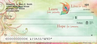 Live, Laugh, Love, Learn Personal Checks