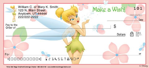 Tinker Bell Magic! Personal Checks
