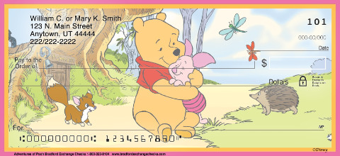 Adventures of Pooh Personal Checks