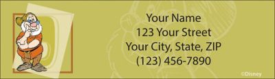 The Seven Dwarfs Return Address Label