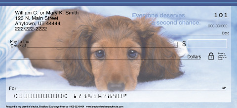 Rescued is My Breed of Choice Personal Checks