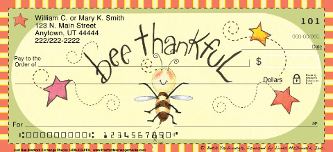 Just Bee Personal Checks