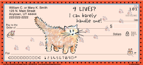 Cats Rule Personal Checks