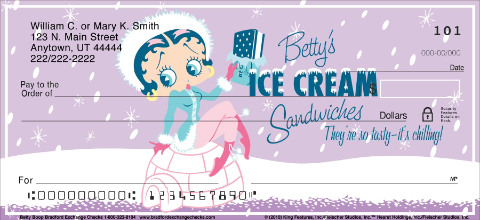 Betty Boop Personal Checks