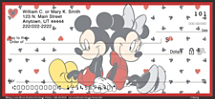 Mickey Loves Minnie Personal Checks