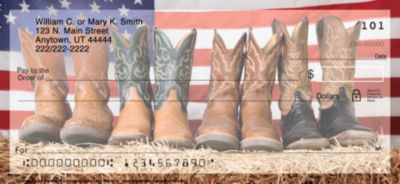 Cowboy Boots Personal Checks