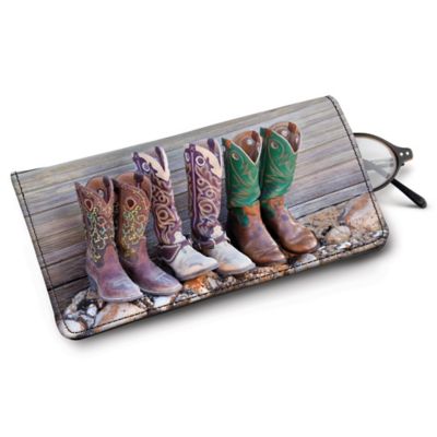 Cowboy Boots Eyeglass Case