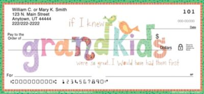 Grandkids Rule! Personal Checks
