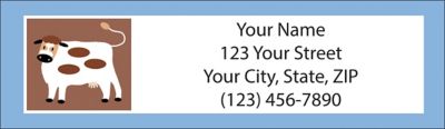 Challis & Roos American Farmhouse Return Address Label