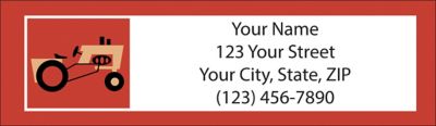 Challis & Roos American Farmhouse Return Address Label