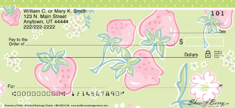 Strawberry Fields Personal Checks
