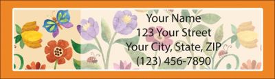 Challis & Roos Blooming Gardens Address Labels