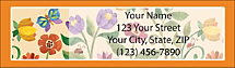 Challis & Roos Blooming Gardens Address Labels