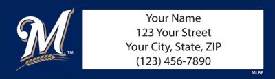 Milwaukee Brewers™ MLB® Return Address Label
