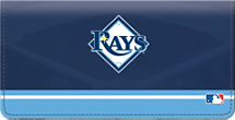 Tampa Bay Rays MLB Baseball Checkbook Cover