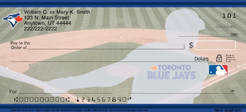 Toronto Blue Jays Major League Baseball Personal Checks
