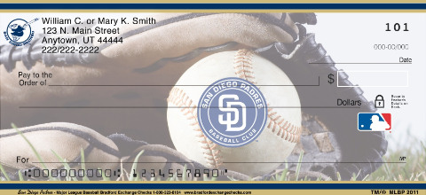 San Diego Padres Major League Baseball Personal Checks