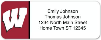 University Of Wisconsin Return Address Label