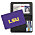 Louisiana State University Small Card Wallet