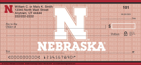 nebraska checks personal university cornhuskers