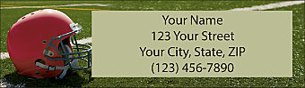 Football Return Address Label
