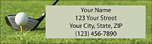 Golf Return Address Label