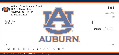 Auburn University Personal Checks