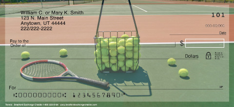 Tennis Personal Checks