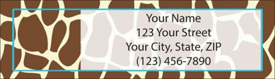 Fashion Safari Return Address Label