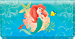 The Little Mermaid Checkbook Cover