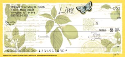 Botanical Fruits Personal Checks