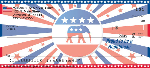 Proud to be a Republican Personal Checks