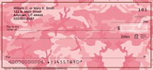 Pink Camo Personal Checks