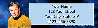 Star Trek Return Address Label